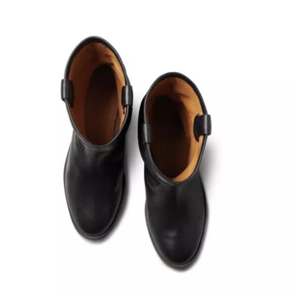 NEW BEEK Made In Mexico Leather Grouse Mid Shaft Boots black for women 925 13m8 - Picture 7 of 9